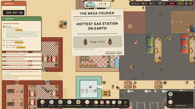 The Mesa Courier front page: Hottest Gas Station on Earth